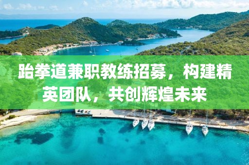 跆拳道兼职教练招募，构建精英团队，共创辉煌未来