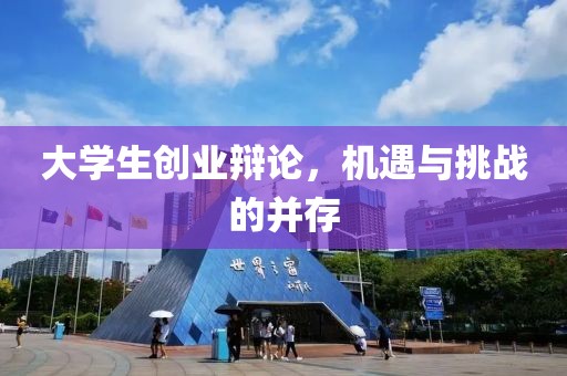 大学生创业辩论，机遇与挑战的并存