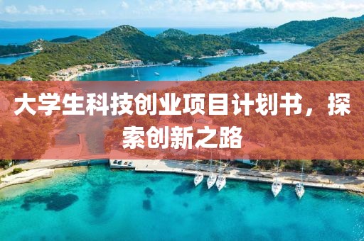 大学生科技创业项目计划书，探索创新之路