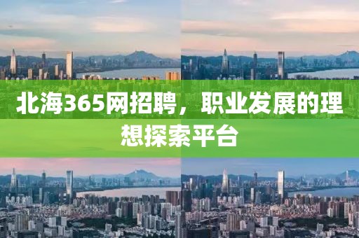 北海365网招聘，职业发展的理想探索平台