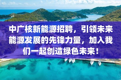 中广核新能源招聘，引领未来能源发展的先锋力量，加入我们一起创造绿色未来！